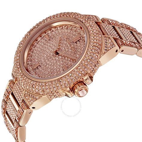 camille michael kors watch rose gold